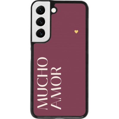 Samsung Galaxy S22 Case Hülle - Valentine 2024 mucho amor rosado