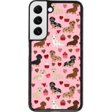 Samsung Galaxy S22 Case Hülle - Valentine 2024 puppy love