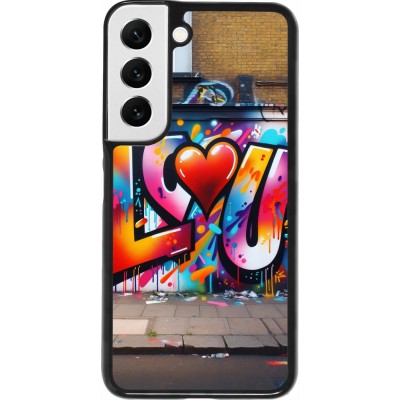 Samsung Galaxy S22 Case Hülle - Valentin 2025 Liebe U Tag