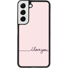 Samsung Galaxy S22 Case Hülle - Valentine 2023 i love you writing