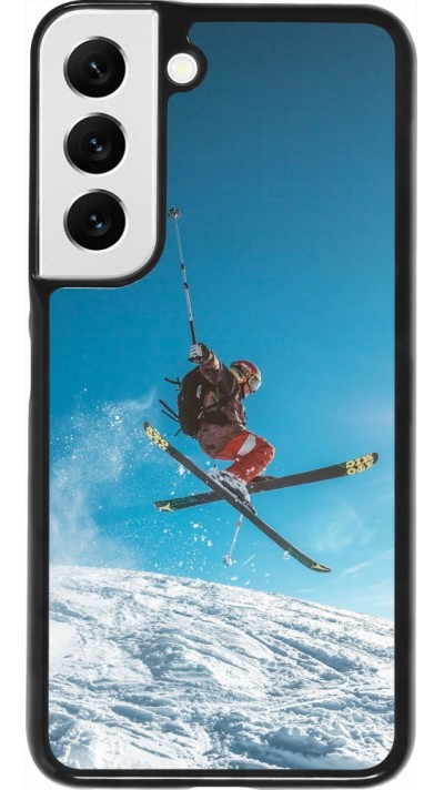 Samsung Galaxy S22 Case Hülle - Winter 22 Ski Jump