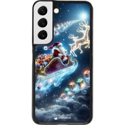 Samsung Galaxy S22 Case Hülle - Weihnachten 2023 Verzauberter Weihnachtsmann