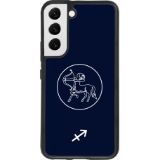 Samsung Galaxy S22 Case Hülle - Silikon schwarz Astrologie Schütze