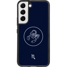 Samsung Galaxy S22 Case Hülle - Silikon schwarz Astrologie Skorpion