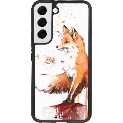 Hülle Samsung Galaxy S22 - Silikon schwarz Autumn 21 Fox