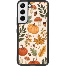 Samsung Galaxy S22 Case Hülle - Silikon schwarz Autumn 25 Autumn pattern