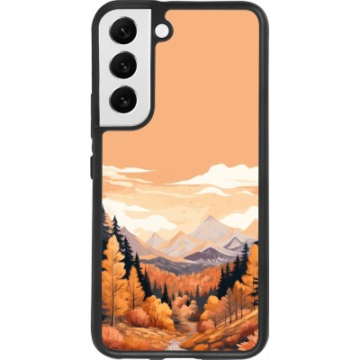 Samsung Galaxy S22 Case Hülle - Silikon schwarz Autumn 25 Mountains