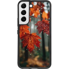 Samsung Galaxy S22 Case Hülle - Silikon schwarz Autumn 25 Rain