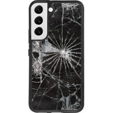 Hülle Samsung Galaxy S22 - Silikon schwarz Broken Screen
