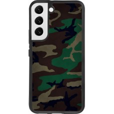 Hülle Samsung Galaxy S22 - Silikon schwarz Camouflage 3