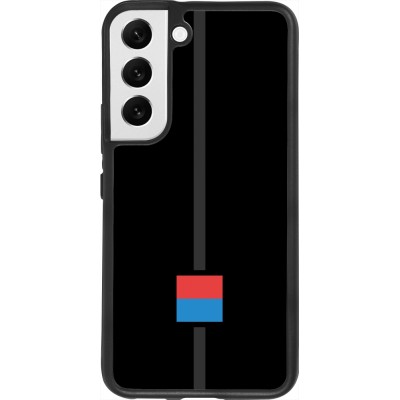 Samsung Galaxy S22 Case Hülle - Silikon schwarz Kanton TI schwarz