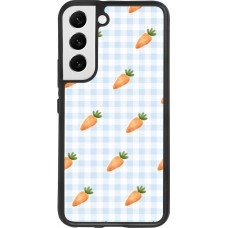 Samsung Galaxy S22 Case Hülle - Silikon schwarz Easter 2026 Pattern carrots