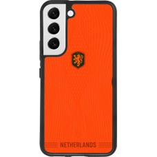 Samsung Galaxy S22 Case Hülle - Silikon schwarz Niederlande 2026 personalisierbares Fussballtrikot