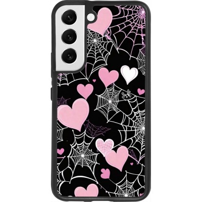 Samsung Galaxy S22 Case Hülle - Silikon schwarz Halloween 2024 girly