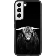 Samsung Galaxy S22 Case Hülle - Silikon schwarz Highland calf black