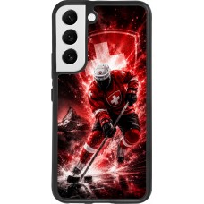 Samsung Galaxy S22 Case Hülle - Silikon schwarz Hockey World Championship Player