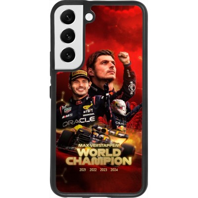 Samsung Galaxy S22 Case Hülle - Silikon schwarz Max Verstappen Champion 2023