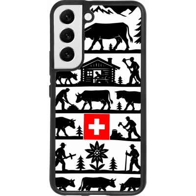 Samsung Galaxy S22 Case Hülle - Silikon schwarz Poya Schweiz 1