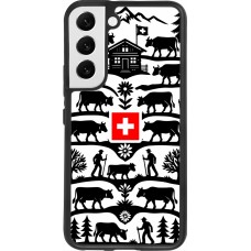 Samsung Galaxy S22 Case Hülle - Silikon schwarz Poya Schweiz 3