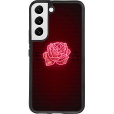 Samsung Galaxy S22 Case Hülle - Silikon schwarz Spring 23 neon rose