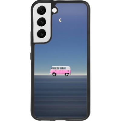 Samsung Galaxy S22 Case Hülle - Silikon schwarz Spring 23 pink bus