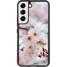 Samsung Galaxy S22 Case Hülle - Silikon schwarz Cherry tree 2026