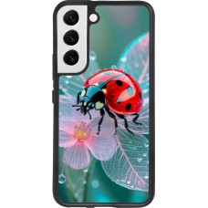 Samsung Galaxy S22 Case Hülle - Silikon schwarz Ladybird in bloom 2026