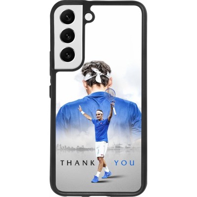 Samsung Galaxy S22 Case Hülle - Silikon schwarz Thank you Roger