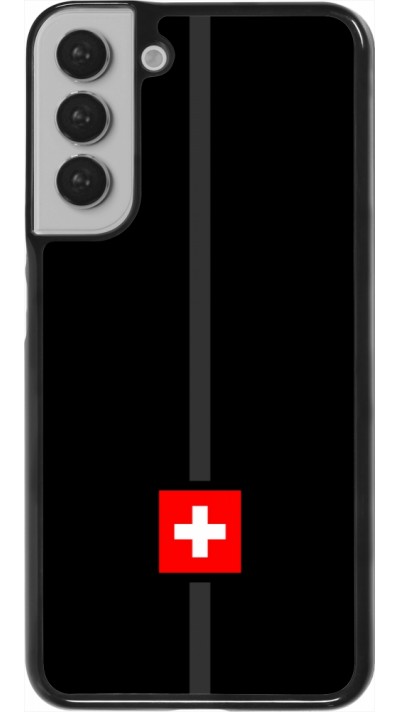Samsung Galaxy S22+ Case Hülle - Kanton CH schwarz