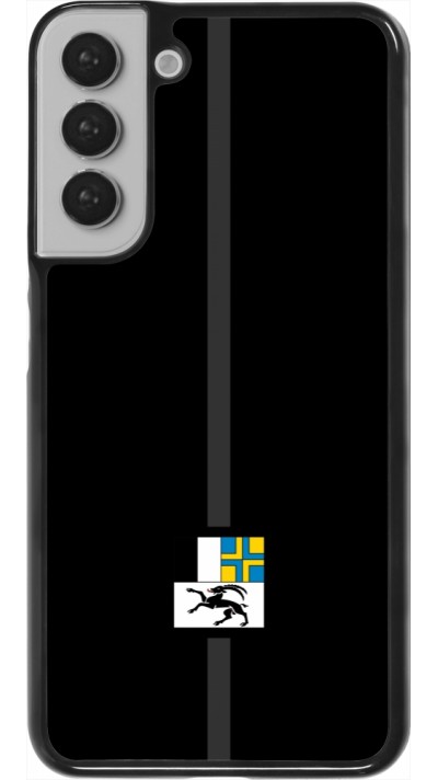 Samsung Galaxy S22+ Case Hülle - Kanton GR schwarz