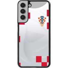 Samsung Galaxy S22+ Case Hülle - Kroatien 2022 personalisierbares Fussballtrikot