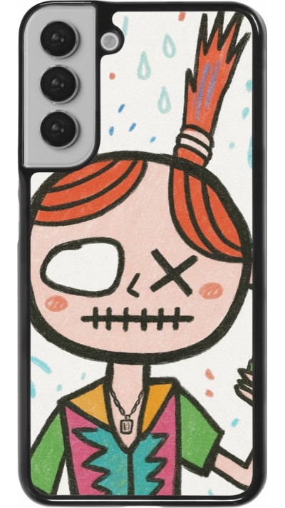 Samsung Galaxy S22+ Case Hülle - Little Girl Sketch