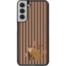 Samsung Galaxy S22+ Case Hülle - Monkey with stripes