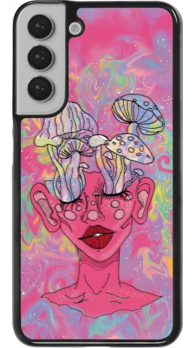 Samsung Galaxy S22+ Case Hülle - Psychedelic pink mushroom