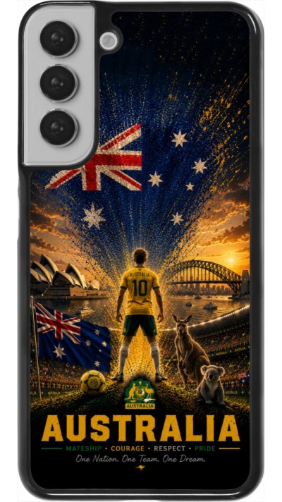 Samsung Galaxy S22+ Case Hülle - Fussball Australien splash 2026