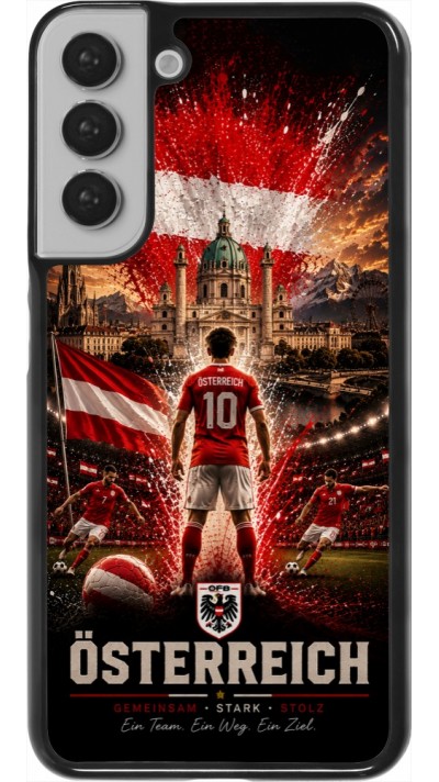 Samsung Galaxy S22+ Case Hülle - Fussball Österreich splash 2026