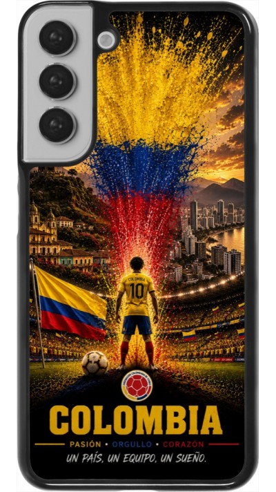 Samsung Galaxy S22+ Case Hülle - Fussball Kolumbien splash 2026
