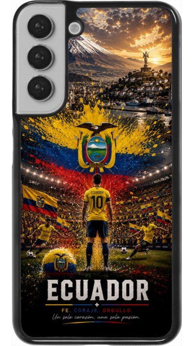 Samsung Galaxy S22+ Case Hülle - Fussball Ecuador splash 2026
