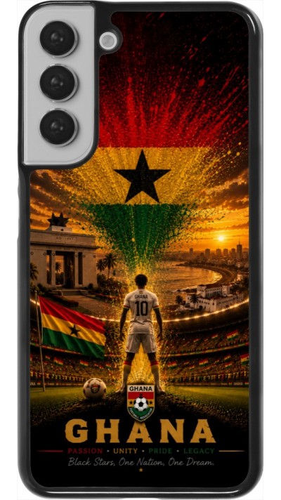 Samsung Galaxy S22+ Case Hülle - Fussball Ghana splash 2026