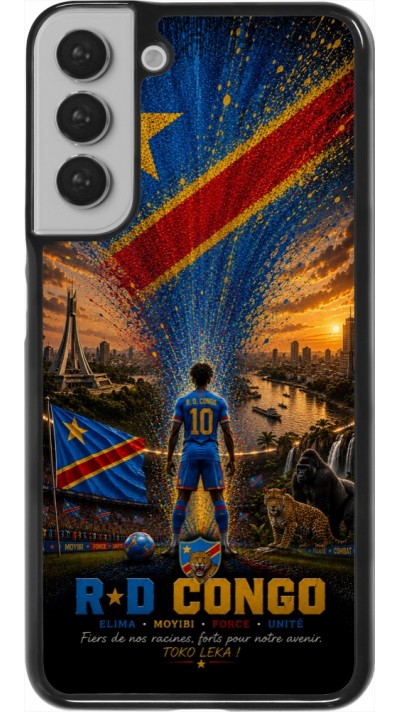 Samsung Galaxy S22+ Case Hülle - Fussball Demokratische Republik Kongo splash 2026