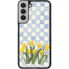 Samsung Galaxy S22+ Case Hülle - Blue vichy tulips Spring 2026