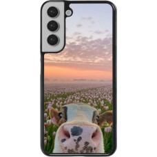 Samsung Galaxy S22+ Case Hülle - Cow with tulips Spring 2026