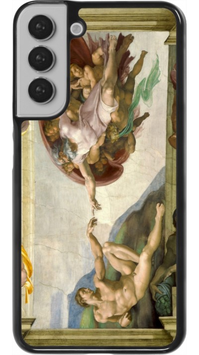 Samsung Galaxy S22+ Case Hülle - Kunstbild - Die Erschaffung Adams - Michelangelo