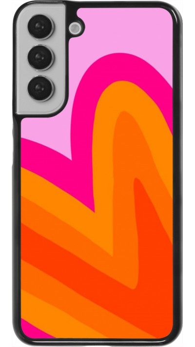 Samsung Galaxy S22+ Case Hülle - Valentine 2024 heart gradient