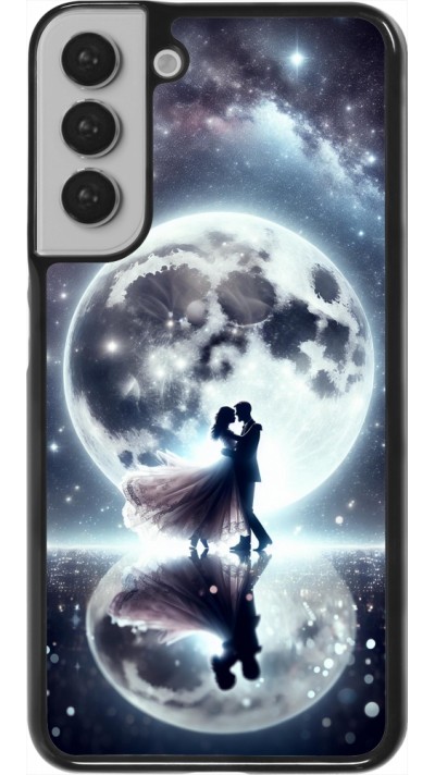 Samsung Galaxy S22+ Case Hülle - Valentin 2024 Liebe unter dem Mond