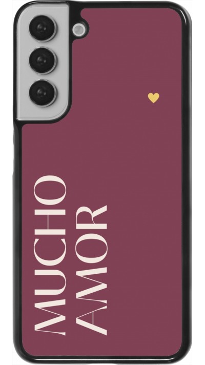 Samsung Galaxy S22+ Case Hülle - Valentine 2024 mucho amor rosado