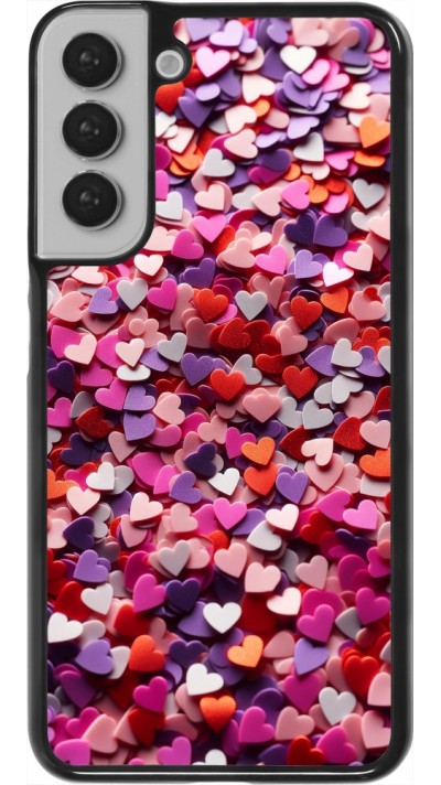 Samsung Galaxy S22+ Case Hülle - Valentin 2025 Konfetti
