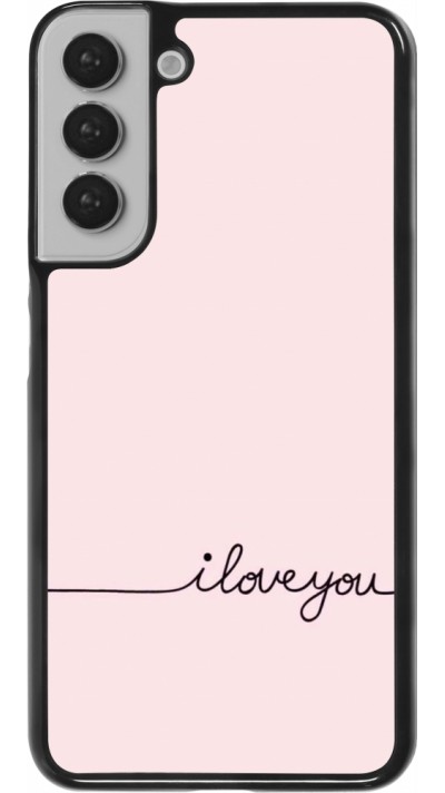 Samsung Galaxy S22+ Case Hülle - Valentine 2023 i love you writing