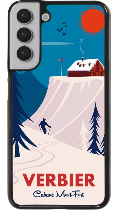 Samsung Galaxy S22+ Case Hülle - Verbier Cabane Mont-Fort