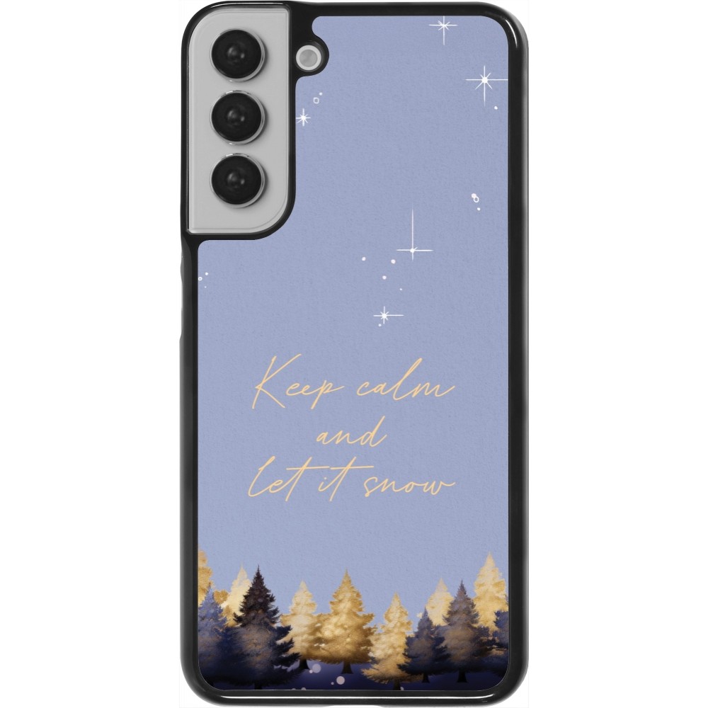 Samsung Galaxy S22+ Case Hülle - Winter 25 Winter illustration of trees